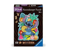 Ravensburger Disney Stitch Shaped 150 Piece Wooden Puzzles for Adults and Kids Age 10 Years Up - Lilo