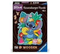 Ravensburger Disney Stitch Shaped 150 Piece Wooden Puzzles for Adults and Kids Age 10 Years Up - Lilo