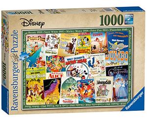 Ravensburger Disney Vintage Movie Posters 1000 Piece Jigsaw Puzzle for Adults & for Kids Age 12 and Up