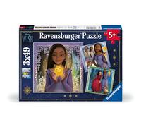 Ravensburger Disney Wish Movie - 3x 49 Piece Jigsaw Puzzles for Kids Age 5 Years Up