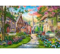 Ravensburger Down the Lane No.4 Church Lane 1000 Piece Jigsaw Puzzles for Adults and Kids Age 12 Years Up