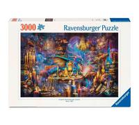 Ravensburger Adult Jigsaw Puzzle Dragon's Library 3000 Pieces Multicolor