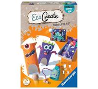 Ravensburger EcoCreate 18144 Monster Games DIY Craft Set for Children from 6 Years, Yellow