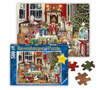 Ravensburger Enchanted Christmas 500 Piece Jigsaw Puzzles for Adults & Kids Age 10 Years Up Multicolor, 16862