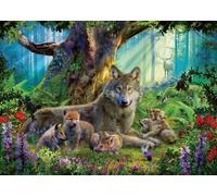 Ravensburger Erwachsenenpuzzle 1000 Teile - Wölfe im Wald, Nieuwe versie