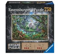 Ravensburger Escape Room Mystery Puzzle - Unicorn 759 Piece Jigsaw Puzzles for Adults & Kids Age 12 Up