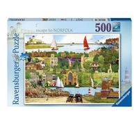 Ravensburger Escape to Norfolk 500 Piece Jigsaw Puzzles for Adults & Kids Age 10 Years Up