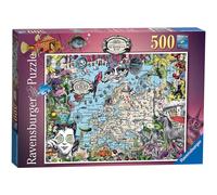 Ravensburger European Map, Quirky Circus 500 Piece Jigsaw Puzzle