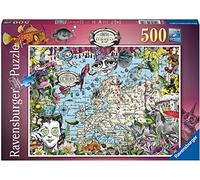 Ravensburger European Map, Quirky Circus 500 Piece Jigsaw Puzzle