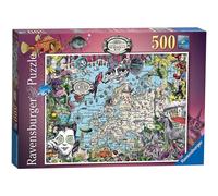 Ravensburger European Map, Quirky Circus 500 Piece Jigsaw Puzzle Multi One Size