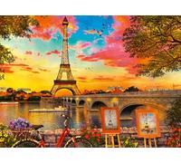 Ravensburger Evening in Paris 500 Piece Jigsaw Puzzle for Adults and Kids Age 10 Years Up - France