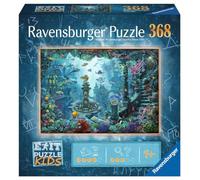 Ravensburger EXIT Puzzle Kids - 13394 Underwater Kingdom - 368 Piece Puzzle for Kids 7+ Years