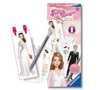 Ravensburger - Fashion Designer Style Book, Wedding Dresses, Create Your Own Fashion Collection, Creative Games, Coloring Drawings, Gift Idea Children 6+ Years, Compatible with Fashion Designer