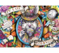 Ravensburger Fashionably Late 1000 Piece Jigsaw Puzzle - Alice in Wonderland Inspired Rabbit, Colourful Fantasy Scene, Premium Quality Puzzle for Adults & Teens