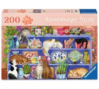 Ravensburger Feel Well - Cats on Shelf - 200 Piece Jigsaw Puzzle T (US IMPORT)