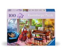 Ravensburger Feel Well & Puzzle & Board - 4 Seasons in Music, 100 piece for Adults and Kids Age 9 Years Up
