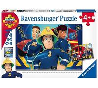 Ravensburger Fireman Sam Jigsaw Puzzles for Kids Age 3 Years Up - Toddler Toys - 2x 24 Pieces
