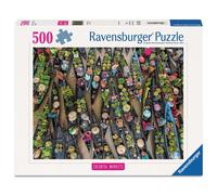 Ravensburger Floating Market Indonesia 500 Piece Jigsaw Puzzle Adult Colourful