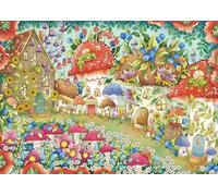 Ravensburger Floral Mushroom Houses 1000 Piece Jigsaw Puzzle for Adults & Kids Age 12 Years Up