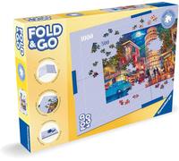 Ravensburger Jigsaw Puzzle Board - Portable Foldable Puzzle Accessory with Storage- For 500 & 1000 Piece Puzzles