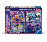 Ravensburger - for the Fans! 4x100 Piece Jigsaw Puzzle Bumper Pack - Colorful Fandom Celebration, Exciting Challenge or Thoughful Gift for Kids 4+