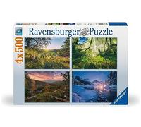 Ravensburger Four Seasons 4x 500 Piece Jigsaw Puzzles for Adults and Kids Age 10 Years Up [Amazon Exclusive]