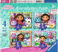 Ravensburger Gabby's Dollhouse 4 in a Box Jigsaw Puzzles