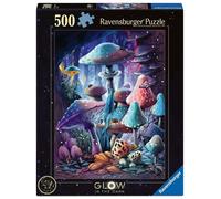 Ravensburger Glow-in-the-Dark Jigsaw Puzzle Moonlight Mushrooms (500 pieces)