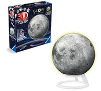 Ravensburger Glow in The Dark Moon - 3D Puzzles for Kids Age 6 Years Up - 72 Pieces - No Glue Required