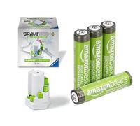 Ravensburger GraviTrax Power Elevator, track extension, 8+ years, & Amazon Basics AAA Rechargeable 4 pack, 850mAh