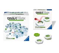 Ravensburger GraviTrax XXL Starter Set Marble Run Construction Toy 27615 & Trampoline Marble Run Expansion Pack Age 8+