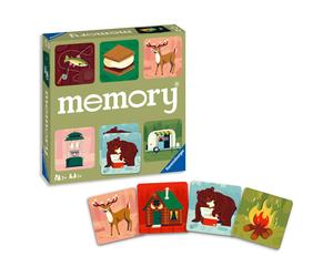 Ravensburger great Outdoors Memory game for Boys & girls Age 3 & Up - A Fun & Fast camping Matching game, 20359