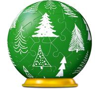 Ravensburger Green Christmas Tree Bauble Decoration 3D Jigsaw Puzzle Ball for Kids Age 6 Years Up - 54 Pieces - No Glue Required