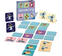 Ravensburger Happy Animals Memory Matching Picture Snap Pairs Game for Kids Age 3 Years Up