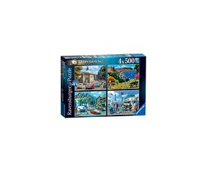Ravensburger Happy Days Collection No.1 Look North 4x 500 Piece Jigsaw Puzzle for Adults and Kids Age 10 Years Up