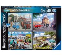 Ravensburger Happy Days Collection No.2 Days Out 4x 500 Piece Jigsaw Puzzle for Kids and Adults Age 10 Up
