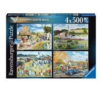 Ravensburger Happy Days No.3 Country Nostalgia Puzzles 4x500 Piece Jigsaws 12+