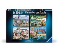 Ravensburger Happy Days No. 8 Holidays - 4x 500 Piece Jigsaw Puzzles for Adults and Kids Age 10 Years +