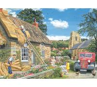 Ravensburger Happy Days No 9, Village Life 4x 500 piece Jigsaw Puzzle for Adults and Kids Age 10 and Up