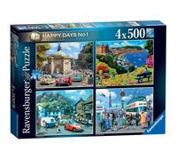 Ravensburger Happy Days Collection No.1 Look North 4x 500 Piece Jigsaw Puzzle for Adults and Kids Age 10 Years Up