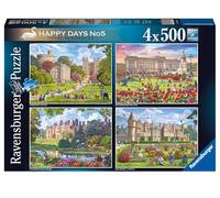 Ravensburger Happy Days Royal Residences 4X 500 Piece Jigsaw Puzzle for Adults & Kids Age 10 Years Up