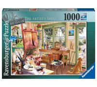 Ravensburger Haven No. 11 The Artist's Shed 1000 Piece Jigsaw Puzzles for Adults and Kids Age 12 Years Up