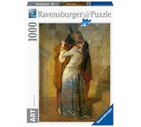 Ravensburger - Hayez The Kiss Jigsaw Puzzle 1000 Pieces, Art Puzzle for Adults and Children, Famous Paintings to Exhibit, Gift Idea for Her or Him, 70 x 50 cm