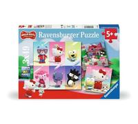 Ravensburger Hello Kitty Super Style 3x 49 piece Jigsaw Puzzles for Kids and Adults Age 5 Years Up