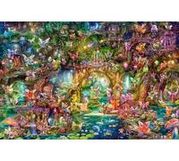 Ravensburger Hidden World of Fairies - 4000 Piece Jigsaw Puzzle for Adults and Kids Age 12 Years Up - Fantasy & Mythology