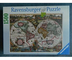 Ravensburger Historic World Map 1636 1500 piece jigsaw puzzle