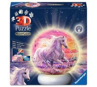 Ravensburger Horses at the Beach 72 Piece 3D Jigsaw Puzzle Night Light LED