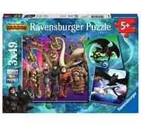 Ravensburger How to Train your Dragon 3, 3x 49pc Jigsaw Puzzles