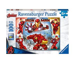 Ravensburger Jigsaw: Iron Man - The Armoured Avenger, 100 XXL Pieces (49x36cm) - 13377