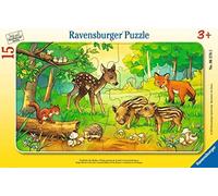 Ravensburger Jigsaw Puzzle 06376 5 Forest Animals 15 Piecesfrom JP